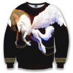 2016 new harajuku men/women sweatshirts 3d Bull/dota 2/Unicorn Print hip hop hoodies poleron sudaderas ropa deportiva hombres