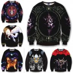2016 new harajuku men/women sweatshirts 3d Bull/dota 2/Unicorn Print hip hop hoodies poleron sudaderas ropa deportiva hombres