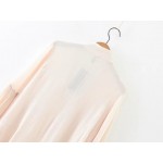 2016 new women's clothing dress lantern sleeve elegant mini dresses pleated sweet boho style short dress loose casual chic dress
