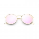 2016 retro round sunglasses women men brand designer sun glasses for women Alloy mirror sunglasses ray female oculos de sol