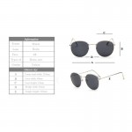 2016 retro round sunglasses women men brand designer sun glasses for women Alloy mirror sunglasses ray female oculos de sol