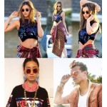 2016 retro round sunglasses women men brand designer sun glasses for women Alloy mirror sunglasses ray female oculos de sol