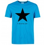 2016 summer Fashion David Bowie heroes black star posters streetwear hip hop t shirts Cotton men T-shirt Tops Tees hipster men