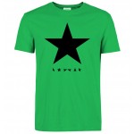 2016 summer Fashion David Bowie heroes black star posters streetwear hip hop t shirts Cotton men T-shirt Tops Tees hipster men