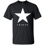 2016 summer Fashion David Bowie heroes black star posters streetwear hip hop t shirts Cotton men T-shirt Tops Tees hipster men