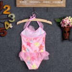 2016 summer Kid Baby Girls Mermaid Halter One-piece Bathing Swimwear Swimsuit Bikini
