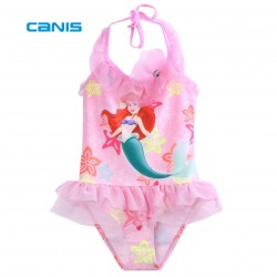 2016 summer Kid Baby Girls Mermaid Halter One-piece Bathing Swimwear Swimsuit Bikini