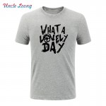 2016 summer new MAD MAX Costume short sleeve t shirt what a lovely day men funny t-shirt cotton size xs-xxl Free shipping