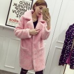 2016 winter women lamb fur coat