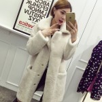 2016 winter women lamb fur coat