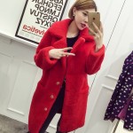 2016 winter women lamb fur coat