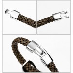 2016Boho Retro Punk Syndicate Assassins Creed Sheet Titanium Bracelets Braided Leather Bracelets Braclet Jewelry Jewelry Man Men