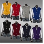 2017  New Free Shipping NWT Varsity Letterman College Baseball COTTON JACKET 8 color
