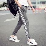 2017 AR fashion Men's trousers joggers hip hop fitness pantalon homme casual pant  sweatpants M-5XL full size line pattern pant