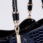 2017 Alligator Leather Women Handbag Bolsas De Couro Fashion Famous Brands Shoulder Bag Black Bag Ladies Bolsas Femininas Sac