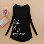 2017 Autumn Women Roupas Femininas Blusas Tops Women's Long Sleeve Tees Women Clothing Womens 3D T-Shirt For Women T Shirt