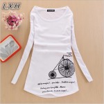 2017 Autumn Women Roupas Femininas Blusas Tops Women's Long Sleeve Tees Women Clothing Womens 3D T-Shirt For Women T Shirt