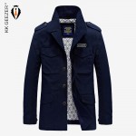 2017 Autumn and Spring Jacket Men Fashion Casual Cotton Clothing Jacket Men High Quality Office Coats Male Jacket Brand Clothing
