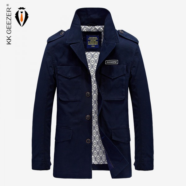 2017 Autumn and Spring Jacket Men Fashion Casual Cotton Clothing Jacket Men High Quality Office Coats Male Jacket Brand Clothing