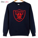 2017 Autumn and winter Hot Sale Men Printed Hoodies Raiders tops Classic Casual Unique Design Printed Hoodies