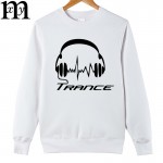 2017 Autumn and winter New Men's Hoodies Novelty Trance Headphones Classic Clothes Cotton  Men Hoodies Plus Size