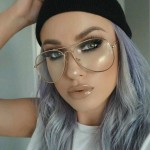 2017 Brand Clear Glasses Women Classic Optics Glasses Aviation Alloy Frame Transparent Lens Glasses Men Sunglasses Female Oculos