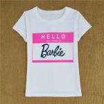 2017 Brand New Summer Fashion clothes for women Barbie Letter Print Harajuku kawaii t shirt women's T-Shirts camisetas