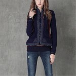 2017 Brand Winter Coat Women Vintage Ethnic Embroidery Warm Basic Jackets Casual Elegant Tunic Jacket Coat Female #C27