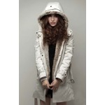 2017 Coats Winter Women's Warm Jacket Faux fur lining fur Hoodies Thermal Long Coat Outwear Cotton Clothes Parkas Free Shipping