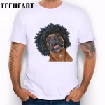 2017 Cool New Retro Men's funny French Bulldog Print T shirt Summer Hipster Brand Graphics  Top Tees pb504