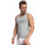 2017 Cotton Big Size Summer men clothing Tank Tops Black White Gray Singlets Sleeveless fitness men vest Bodybuilding t shirt