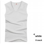 2017 Cotton Big Size Summer men clothing Tank Tops Black White Gray Singlets Sleeveless fitness men vest Bodybuilding t shirt