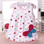 2017 Cute Vestido infantil Baby Girl Dress Cotton Regular Sleeveless A-Line Dresses Casual Clothing Minin Princess 0-24 Months