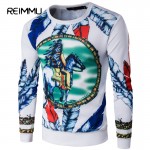 2017 Famous Brand Long Sleeve Sweatshirts Men Cotton Slim Fit Pullovers Male 4XL 5XL Mens Brand-Clothing Plus Sizes Hot Sell 