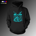 2017 Fashion Anime SAO Sword Art Online Men  Pullover Hoodie Print Sweatshirt Coat Cosplay Costume Long- sleeve Tops Tees