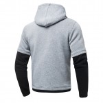 2017 Fashion Autumn Hoodies Men Outside Splicing Tracksuit Male Cotton Fake Two Hoodie Full Sleeve Hip Hop Hoodies