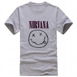 2017 Fashion Harajuku Casual Women's T-Shirts Punk Rock NIRVANA Cotton tumblr tshirt Casual poleras Hipster For Famale Top