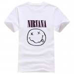 2017 Fashion Harajuku Casual Women's T-Shirts Punk Rock NIRVANA Cotton tumblr tshirt Casual poleras Hipster For Famale Top