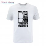 2017 Fashion Mens OMG It's R2D2 T Shirt Men R2D2 Dalek Star Wars Dr Who Trek Funny Printed O-Neck Tee Short Sleeve