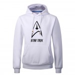 2017 Fashion Star Trek Print Thick Sweatshirt For Men 550GM2 Candy Color Cartoon movie Print Fleece Hoodies Mens Pullover