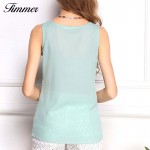 2017 Fashion Summer Style Women Clothes Fitness Tank Top Cropped Chiffon Sleeveless Causal T Shirt Women Vest Crop Tops 16 color