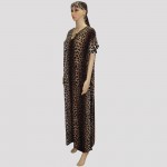 2017 Fashion african clothing plus size dress leopard print mama big dress maxi long dress sexy oversized femmes vistidos 