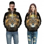 2017 Fashion couple hoodies 3D Tiger Lion Leopard sweatshirt casual harajuku pullover harajuku animal hoodie men women pullovers