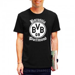 2017 Free Shipping BVB Borussia Dortmund Footballs Mens Men T Shirt T-shirt Novelty Short Sleeve O Neck Cotton Tshirt Tee