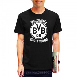 2017 Free Shipping BVB Borussia Dortmund Footballs Mens Men T Shirt T-shirt Novelty Short Sleeve O Neck Cotton Tshirt Tee