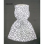 2017 HOT new 20 Styles Women casual Bohemian floral leopard sleeveless vest printed beach chiffon dress NZ17