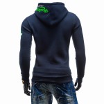 2017 Hoodies Men Sudaderas Hombre Hip Hop Mens Brand Decorative Pocket Hoodie Sweatshirt Suit Slim Fit Men Hoody XXL SOKWE