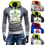 2017 Hoodies Men Sudaderas Hombre Hip Hop Mens Brand Digital Printing Pentagram Hoodie Sweatshirt   Suit Slim Fit Men Hoody