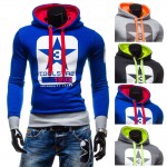 2017 Hoodies Men Sudaderas Hombre Hip Hop Mens Brand Digital Printing Pentagram Hoodie Sweatshirt   Suit Slim Fit Men Hoody