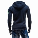 2017 Hoodies Men Sudaderas Hombre Hip Hop Mens Brand Letter Hooded Zipper Hoodie Sweatshirt   Suit Slim Fit Men Hoody XXL